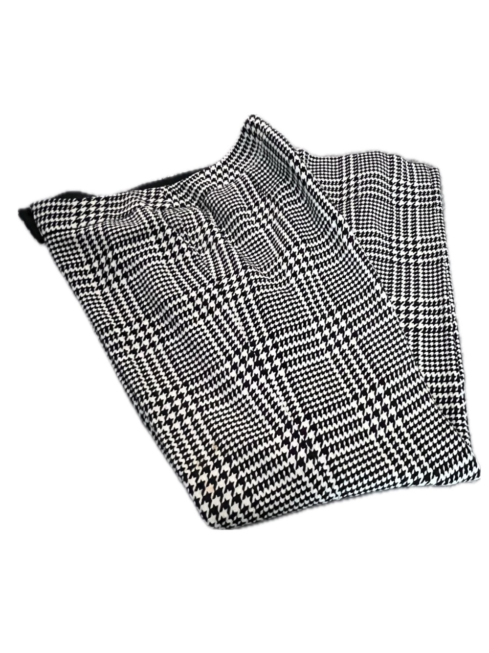 Carlisle Black & White Glen Plaid Houndstooth Lined Trousers